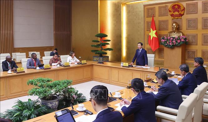 Phó Thủ tướng Trần Hồng Hà phát biểu. Ảnh: Văn Điệp - TTXVN