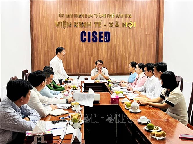 Quang cảnh buổi làm việc. Ảnh: Ánh Tuyết - TTXVN