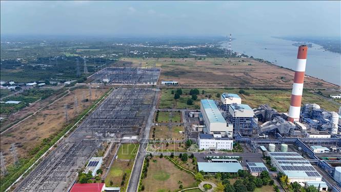 Một phần Trung tâm Điện lực Ô Môn, thành phố Cần Thơ. Ảnh: Thanh Liêm - TTXVN