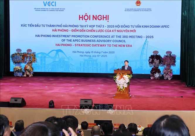 Chủ tịch nước Lương Cường phát biểu. Ảnh: Lâm Khánh – TTXVN