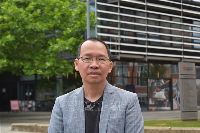 Tiến sĩ Lương Tuấn Anh, giảng viên Đại học De Montfort (Anh). Ảnh: Hữu Tiến - PV TTXVN tại Anh.