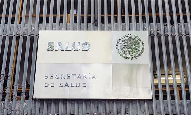Trụ sở Bộ Y tế Mexico tại thủ đô Mexico City, Mexico. Cơ quan chịu trách nhiệm chính trong việc lên kế hoạch cung cấp thuốc men và vật tư y tế cần thiết cho hệ thống y tế công. Ảnh: Phi Hùng - PV TTXVN tại Mexico