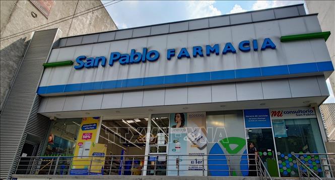 Một trung tâm phân phối dược phẩm và vật tư y tế tại thủ đô Mexico City, Mexico. Ảnh: Phi Hùng - PV TTXVN tại Mexico