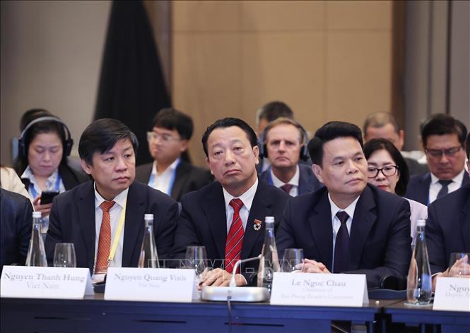 Các đại biểu dự Phiên khai mạc Kỳ họp lần thứ 3 Hội đồng Tư vấn Kinh doanh APEC (ABAC III). Ảnh: Lâm Khánh – TTXVN