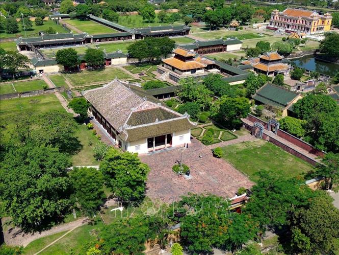 Sau khi được phục dựng, nhà hát không chỉ là một di tích mà còn là một không gian văn hóa đầy sức sống. Ảnh: Thanh Tùng - TTXVN