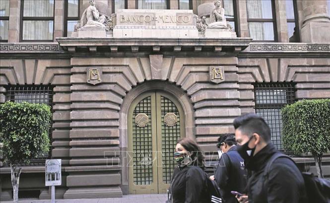 Trụ sở Ngân hàng Trung ương Mexico (Banxico) tại thủ đô Mexico City. Ảnh: Phi Hùng - PV TTXVN tại Mexico
