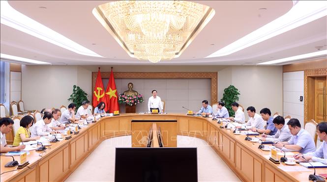 Phó Thủ tướng Trần Hồng Hà phát biểu chỉ đạo. Ảnh: Văn Điệp – TTXVN