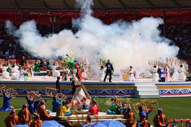Lễ hội Naadam, được Tổ chức Giáo dục, Khoa học và Văn hóa của Liên hợp quốc (UNESCO) công nhận là Di sản Văn hóa phi vật thể của nhân loại, không chỉ đơn thuần là ngày lễ quốc gia mà còn là biểu tượng cho tinh thần, bản sắc và lòng tự hào của người dân Mông Cổ. Ảnh: Thanh Tùng - TTXVN