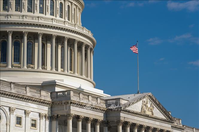 Tòa nhà Quốc hội Mỹ tại Washington, D.C. Ảnh: THX/TTXVN