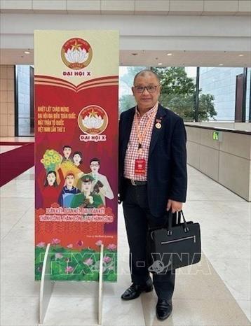 Ông Trần Bá Phúc - Ủy viên Ủy ban Trung ương Mặt trận Tổ quốc Việt Nam, Chủ tịch Hội doanh nhân Việt Nam tại Australia, Phó Chủ tịch Hiệp hội doanh nhân Việt Nam tại nước ngoài. Ảnh: TTXVN phát