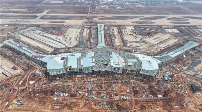 Nhà ga hành khách sân bay Long Thành. Ảnh: Công Phong - TTXVN