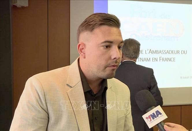 Ông Charlie Delerue, Cố vấn quốc tế Business France Normandie. Ảnh: Đào Dũng - Pv TTXVN tại Pháp