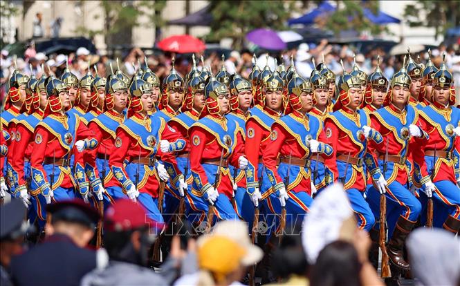 Các lực lượng tham gia diễu binh trong 