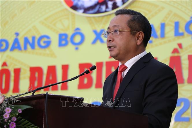 Đồng chí Nguyễn Hảo được chỉ định làm Bí thư Đảng ủy xã Đại Lộc (thành phố Đà Nẵng), nhiệm kỳ 2025-2030. Ảnh: Khoa Chương - TTXVN