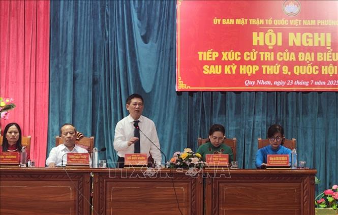 Phó Thủ tướng Hồ Đức Phớc phát biểu. Ảnh: Sỹ Thắng - TTXVN