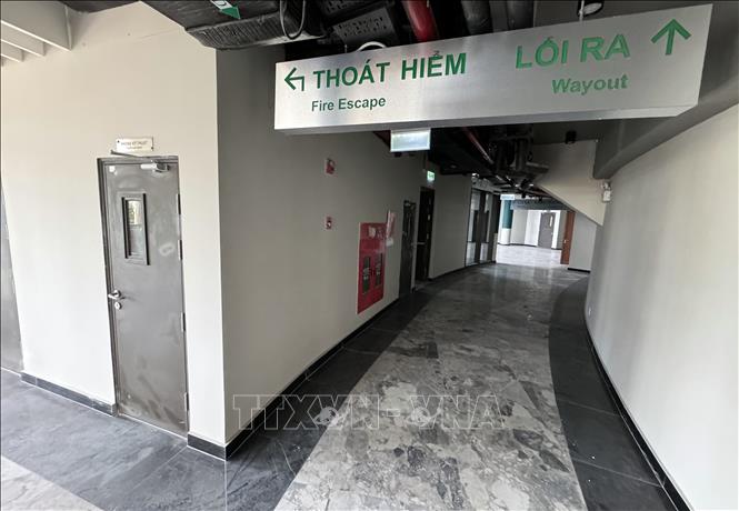 Các hạng mục cơ bản đã hoàn thành, sẵn sàng khánh thành công trình trong tháng 8/2025. Ảnh: TTXVN phát