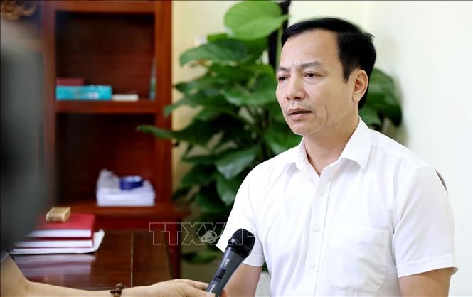 Ông Trần Văn Vui, Phó Bí thư Thường trực Huyện ủy Phù Cừ (cũ) nhận định mô hình “Dân vận khéo 1+10” đã huy động được sức mạnh tổng hợp của đảng viên, quần chúng nhân dân trong xây dựng quê hương giàu đẹp. Ảnh: Thế Duyệt – TTXVN