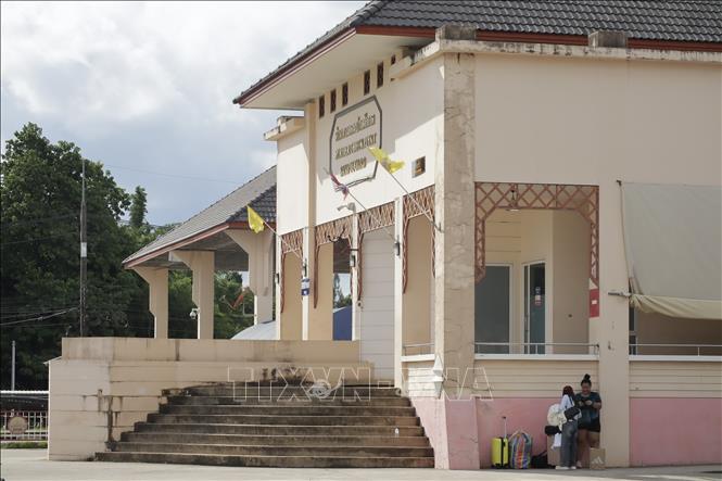 (Tư liệu) Trạm kiểm soát biên giới Ban Pakkad ở quận Khlong Yai, tỉnh Chanthaburi, Thái Lan, ngày 16/6/2025. Ảnh: THX/TTXVN