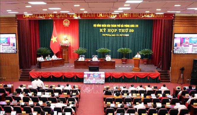 Quang cảnh kỳ họp. Ảnh: Mạnh Tú - TTXVN