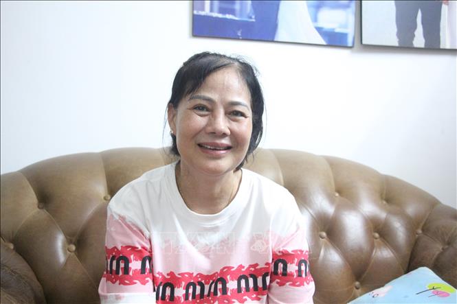 “Mẹ Việt Nam Anh hùng” Lê Thị Minh Thủy. Ảnh: Phan Sáu - TTXVN