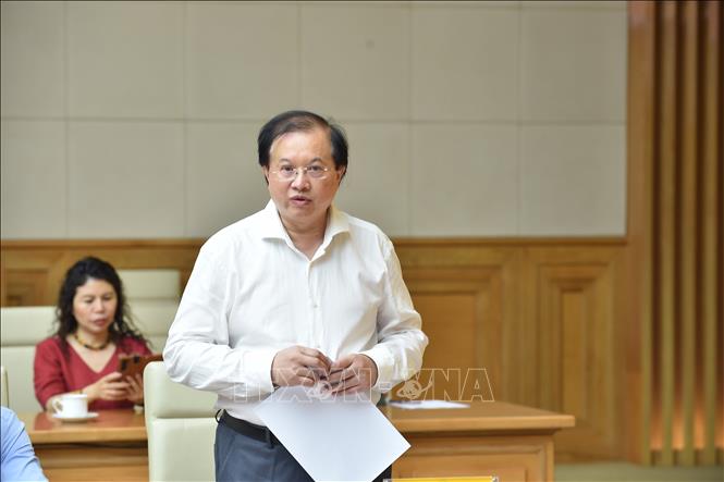 Thứ trưởng Bộ Văn hóa, Thể thao và Du lịch Tạ Quang Đông thông tin tại cuộc họp. Ảnh: Diệp Trương - TTXVN