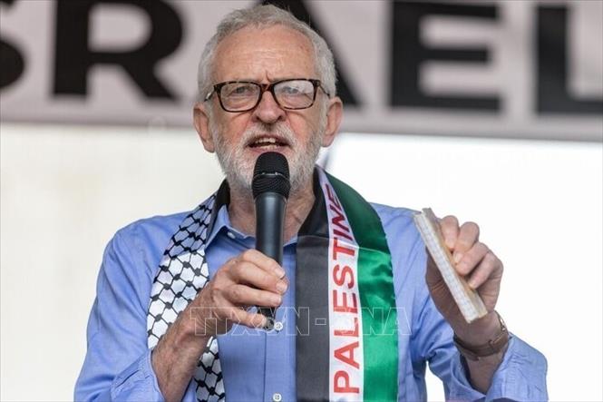 Cựu lãnh đạo Công đảng Anh, ông Jeremy Corbyn. Ảnh: IRNA/TTXVN 
