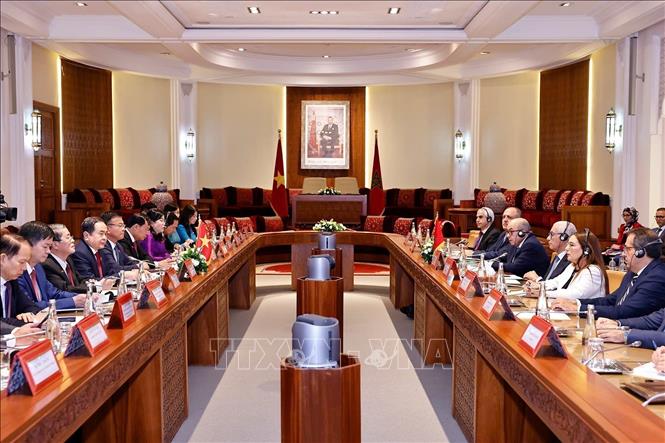 A view of the talks. VNA Photo: Doãn Tấn 