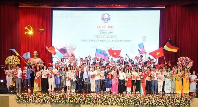 Lễ bế mạc chương trình Trại hè Việt Nam 2025. Ảnh: Diệp Trương - TTXVN 
