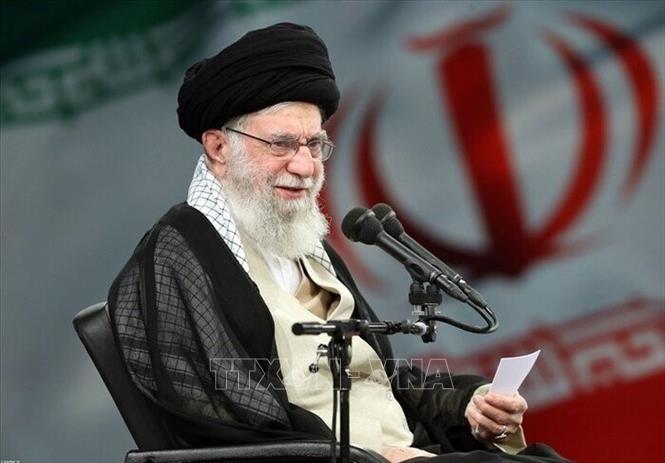 Lãnh tụ tinh thần tối cao Iran, Đại giáo chủ Ali Khamenei. Ảnh: IRNA/TTXVN