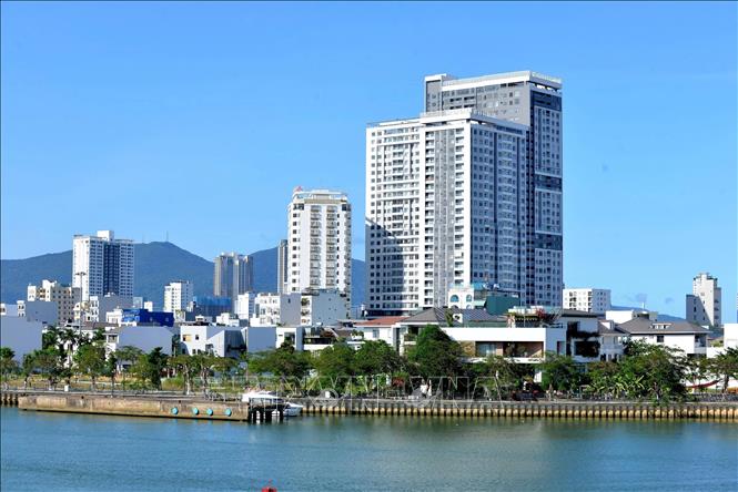 Nhiều dự án căn hộ ở Đà Nẵng được hình thành. Ảnh: Hải Âu-TTXVN.