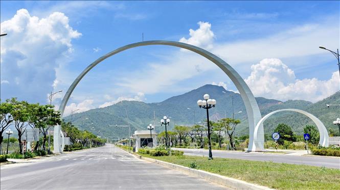 Triển vọng tích cực ở phân khúc bất động sản công nghiệp ở Đà Nẵng (Khu công nghệ cao Đà Nẵng). Ảnh: Hải Âu-TTXVN.