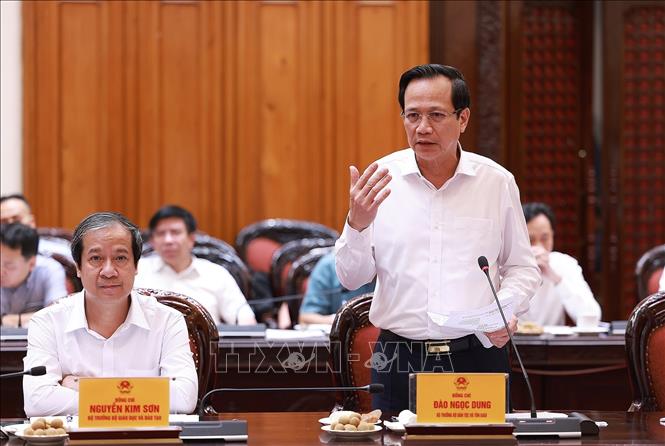 Bộ trưởng Bộ Dân tộc và Tôn giáo Đào Ngọc Dung phát biểu. Ảnh: Dương Giang-TTXVN 