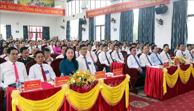Các đại biểu dự Đại hội. Ảnh: Công Tường-TTXVN