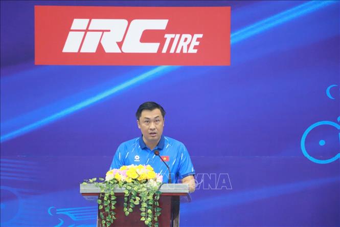 Ông Cao Văn Chóng, Phó Giám đốc Sở Văn hóa và Thể thao Thành phố Hồ Chí Minh, phát biểu tại lễ khai mạc. Ảnh: Huyền Trang - TTXVN