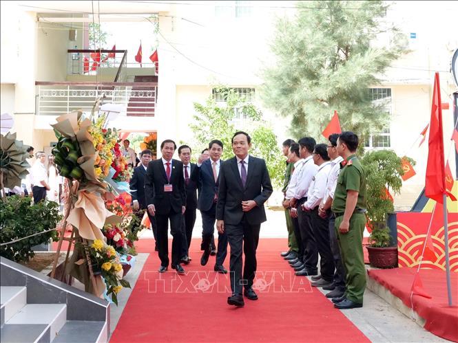 Ông Trần Lưu Quang, Bí thư Trung ương Đảng, Trưởng Ban Chính sách, chiến lược Trung ương tham dự Đại hội. Ảnh: Công Thử - TTXVN