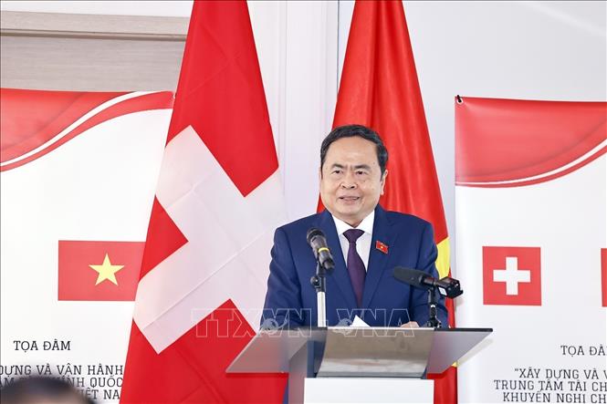 Chủ tịch Quốc hội Trần Thanh Mẫn phát biểu khai mạc Tọa đàm 
