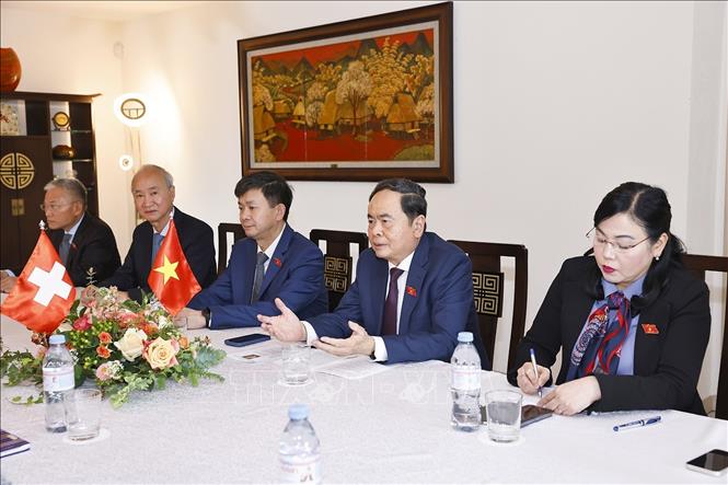 Chủ tịch Quốc hội Trần Thanh Mẫn phát biểu. Ảnh: Doãn Tấn – TTXVN