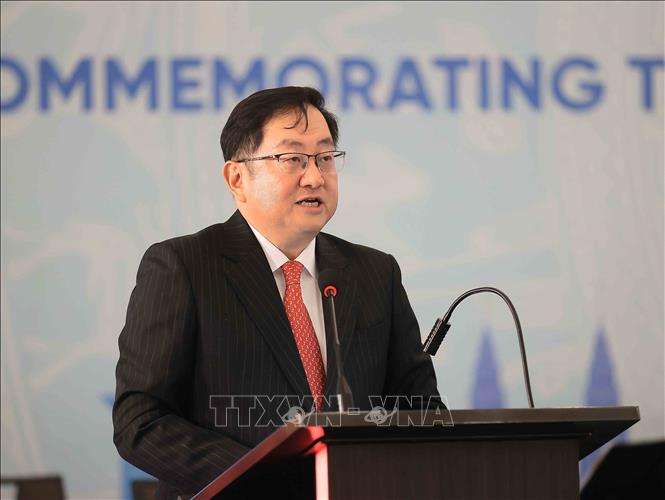 Đại sứ Malaysia tại Việt Nam Dato' Tan Yang Thai phát biểu. Ảnh: An Đăng - TTXVN