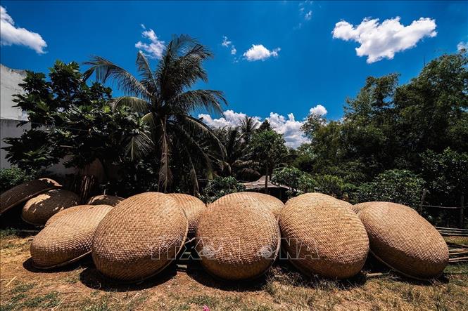 Phu My’s basket boats are the result of years of experience and refined craftsmanship. VNA Photo: Khánh Hòa 