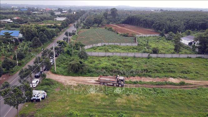 Khu vực đơn vị tư vấn đề xuất tuyến đường cao tốc Long Thành - Hồ Tràm chạy qua. Ảnh: Đoàn Mạnh Dương-TTXVN