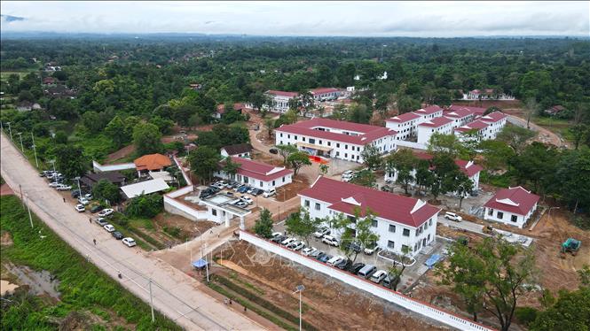 Trung tâm cai nghiện ma túy do Bộ Công an Việt Nam viện trợ cho Bộ Công an Lào. Ảnh: Đỗ Bá Thành - PV TTXVN tại Lào