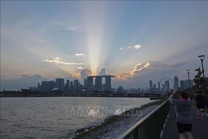 Quang cảnh Vịnh Marina, Singapore. Ảnh: THX/TTXVN