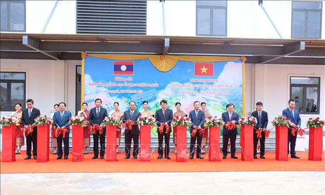 A view of the inauguration of the drug treatment and rehabilitation centre. VNA Photo: Xuân Tú 
