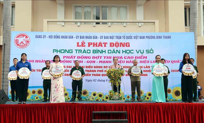 Hệ thống MTTQ phường Bình Thạnh phát động phong trào 