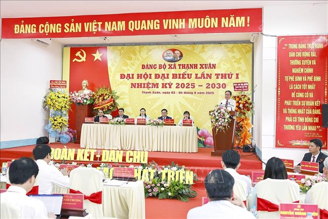 Chủ tịch Quốc hội Trần Thanh Mẫn phát biểu chỉ đạo Đại hội. Ảnh: Doãn Tấn - TTXVN