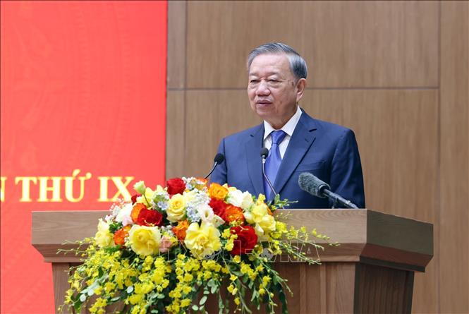 Tổng Bí thư Tô Lâm phát biểu. Ảnh: Phạm Kiên - TTXVN