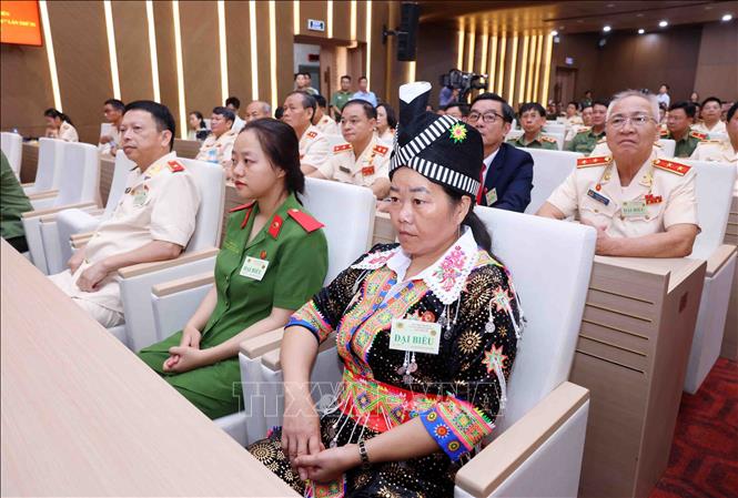 Các đại biểu tham dự buổi gặp mặt. Ảnh: Phạm Kiên - TTXVN