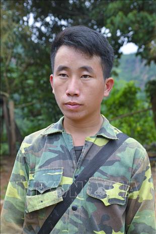Trưởng bản Háng Pu Xi Mùa A Thi. Ảnh: TTXVN phát