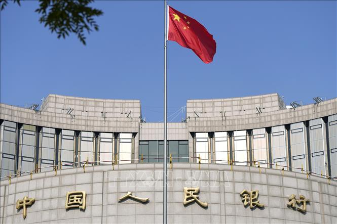 Trụ sở Ngân hàng trung ương Trung Quốc ở Bắc Kinh. Ảnh: Kyodo/TTXVN