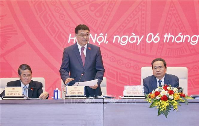 Ông Vũ Hồng Thanh, Ủy viên Trung ương Đảng, Phó Chủ tịch Quốc hội, Phó Trưởng Ban Chỉ đạo Diễn đàn phát biểu. Ảnh: Doãn Tấn - TTXVN
